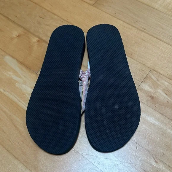 J.Crew Black and Pink Polka Dot Sandals - Picture 3 of 6